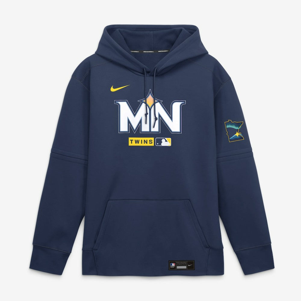 Minnesota Twins Nike Authentic Collection City Connect Therma-FIT Hoodie | MLB For sale