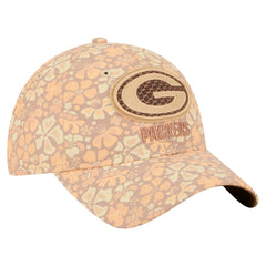 Green Bay Packers New Era Women's Floral 9TWENTY Adjustable Hat