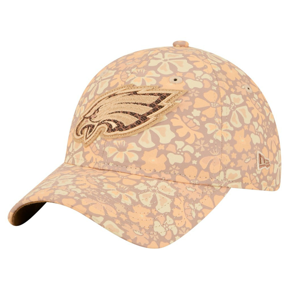 Philadelphia Eagles New Era Women's Floral 9TWENTY Adjustable Hat