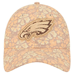 Philadelphia Eagles New Era Women's Floral 9TWENTY Adjustable Hat