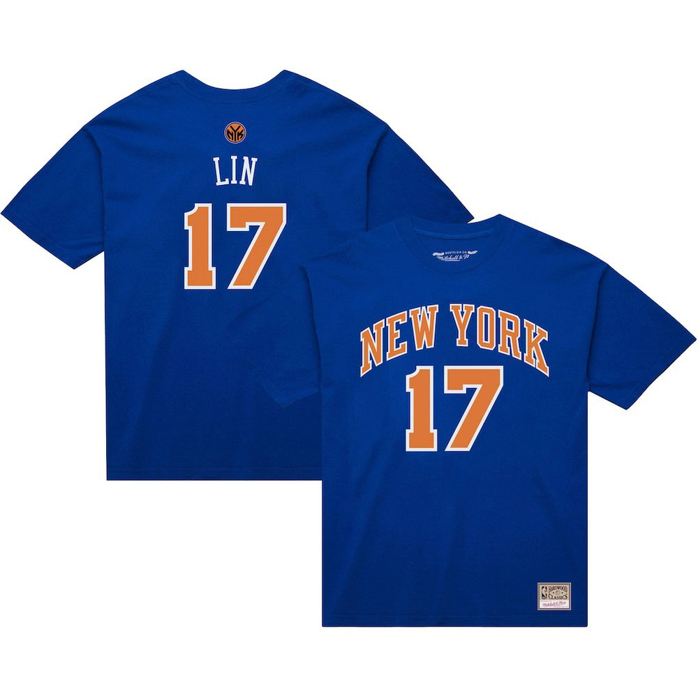 Jeremy Lin New York Knicks Name & Number T-Shirt Outlet