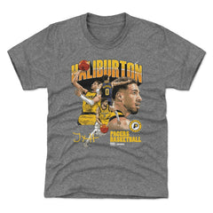 Tyrese Haliburton Indiana Pacers 500 Level Youth Collage T-Shirt New