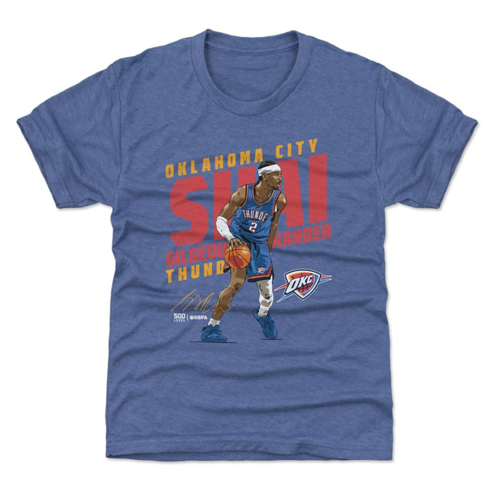 Shai Gilgeous-Alexander Oklahoma City Thunder 500 Level Youth Slant T-Shirt Discount