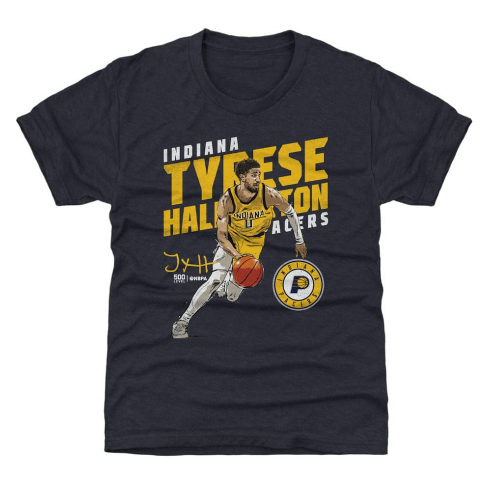 Tyrese Haliburton Indiana Pacers 500 Level Youth Slant T-Shirt Online