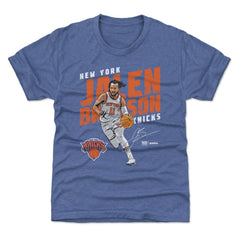Jalen Brunson New York Knicks 500 Level Youth Slant T-Shirt Discount