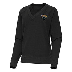 Jacksonville Jaguars Antigua Women's Varsity Tri-Blend V-Neck Long Sleeve T-Shirt