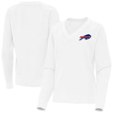 Buffalo Bills Antigua Women's Varsity Tri-Blend V-Neck Long Sleeve T-Shirt