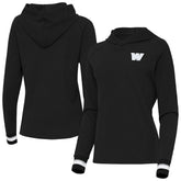 Washington Commanders Antigua Women's Trek Raglan Pullover Hoodie