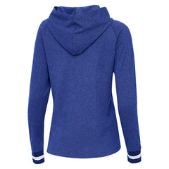 New York Giants Antigua Women's Trek Raglan Pullover Hoodie