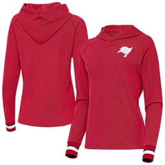 Tampa Bay Buccaneers Antigua Women's Trek Raglan Pullover Hoodie