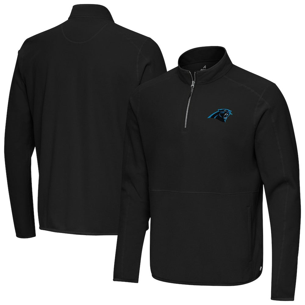 Carolina Panthers Antigua Step Up Quarter-Zip Pullover
