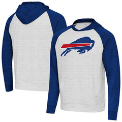 Buffalo Bills Antigua Urgent Raglan Pullover Hoodie