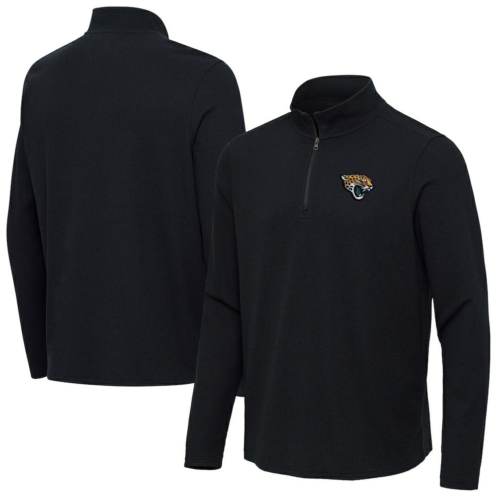 Jacksonville Jaguars Antigua Sync Tri-Blend Quarter-Zip Pullover
