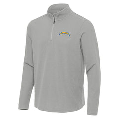 Los Angeles Chargers Antigua Sync Tri-Blend Quarter-Zip Pullover