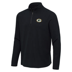 Green Bay Packers Antigua Sync Tri-Blend Quarter-Zip Pullover