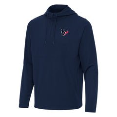 Houston Texans Antigua Connected Quarter-Zip Pullover Hoodie