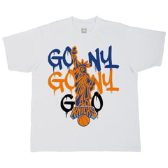 New York Knicks Stadium Essentials Unisex Oversized Go NY Go T-Shirt Outlet