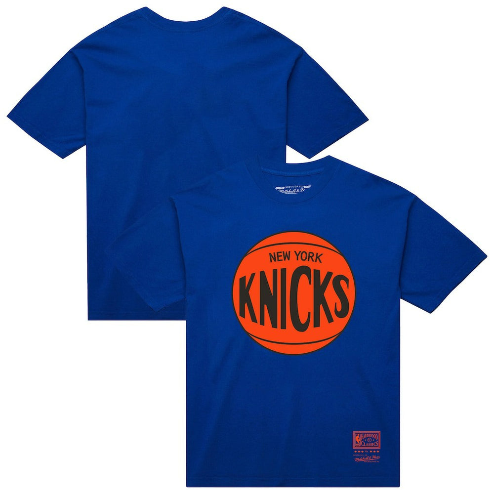 New York Knicks Unisex Hardwood Classics MVP Logo T-Shirt For Sale