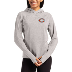 Chicago Bears Cutter & Buck Women's Primary Logo Adapt Knit Recycled Raglan Pullover Hoodie