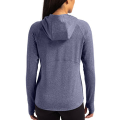 New England Patriots Cutter & Buck Women's Primary Logo Adapt Knit Recycled Raglan Pullover Hoodie