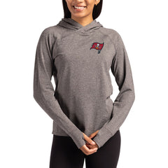 Tampa Bay Buccaneers Cutter & Buck Women's Primary Logo Adapt Knit Recycled Raglan Pullover Hoodie