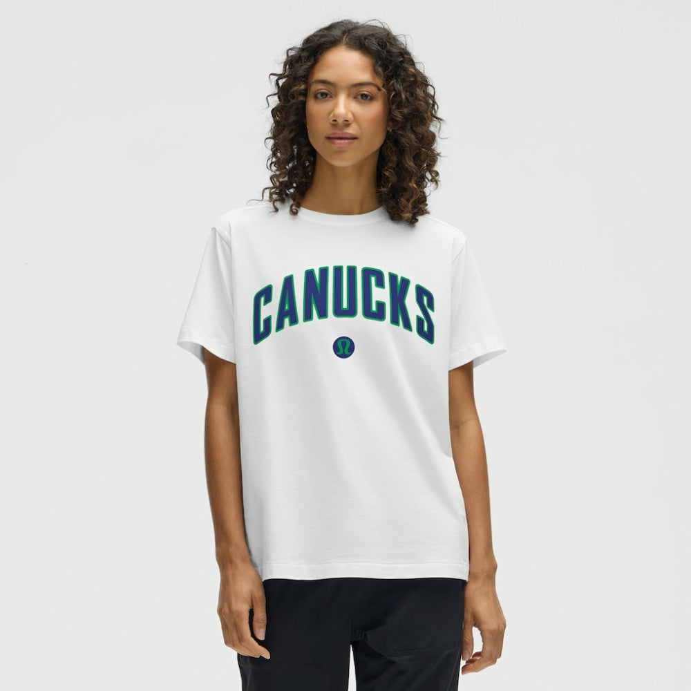 Vancouver Canucks lululemon Women's All Yours Organic Cotton T-Shirt For Sale