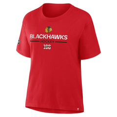 Chicago Blackhawks Fanatics Women's Centennial Celebration T-Shirt Online