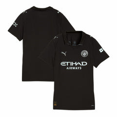 Manchester City Women's 2025/26 Away Replica Jersey Black - Puma