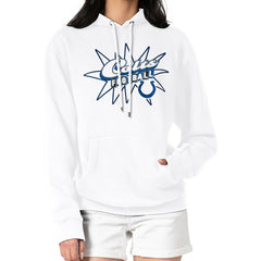 Indianapolis Colts Starter Women's Drive-In Sign Pullover Hoodie
