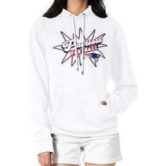 New England Patriots Starter Women's Drive-In Sign Pullover Hoodie