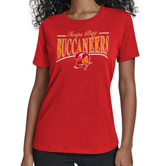 Tampa Bay Buccaneers Starter Women's Throwback Arch Stripe T-Shirt