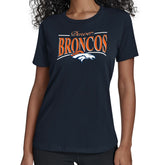 Denver Broncos Starter Women's Arch Stripe T-Shirt