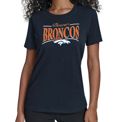Denver Broncos Starter Women's Arch Stripe T-Shirt
