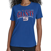 New York Giants Starter Women's Arch Stripe T-Shirt