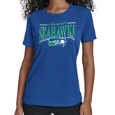 Seattle Seahawks Starter Women's Throwback Arch Stripe T-Shirt