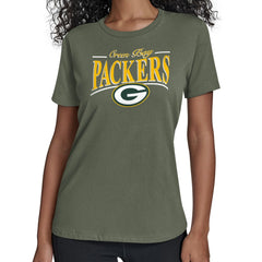 Green Bay Packers Starter Women's Arch Stripe T-Shirt