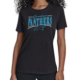 Carolina Panthers Starter Women's Arch Stripe T-Shirt