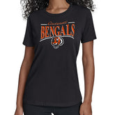 Cincinnati Bengals Starter Women's Arch Stripe T-Shirt
