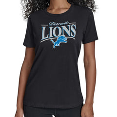 Detroit Lions Starter Women's Arch Stripe T-Shirt