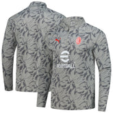 AC Milan 2025/26 Pre-Match dryCell Quarter-Zip Top Gray - Puma
