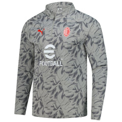 AC Milan 2025/26 Pre-Match dryCell Quarter-Zip Top Gray - Puma