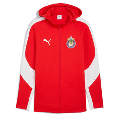 Chivas Evostripe Raglan Full-Zip Hooded Jacket Red - Puma