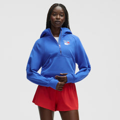 New York Rangers lululemon Women's Scuba Oversized Half-Zip Hoodie Sale