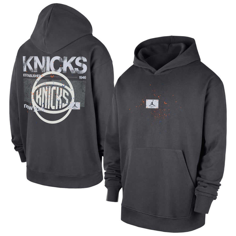 New York Knicks Jordan Brand Statement Jumpman Flight Premiere Hoodie For Sale