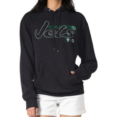 New York Jets Starter Women's Groovy Script Pullover Hoodie