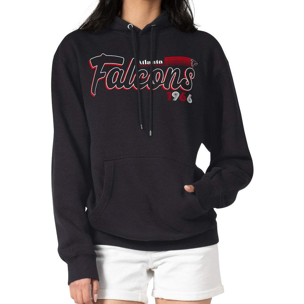 Atlanta Falcons Starter Women's Groovy Script Pullover Hoodie