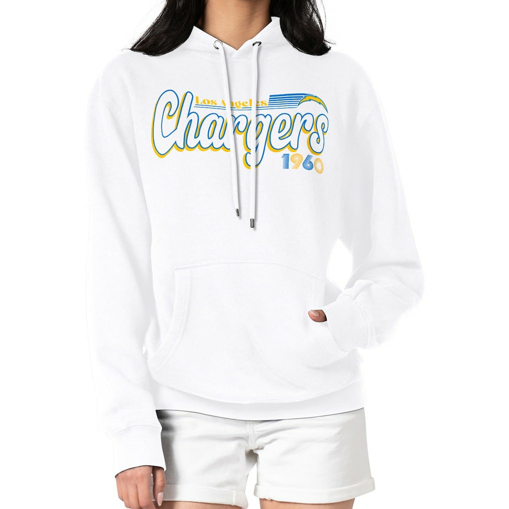Los Angeles Chargers Starter Women's Groovy Script Pullover Hoodie