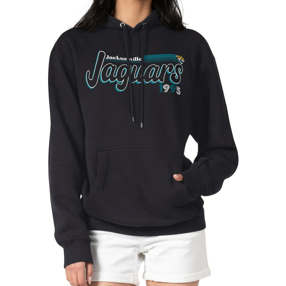 Jacksonville Jaguars Starter Women's Groovy Script Pullover Hoodie