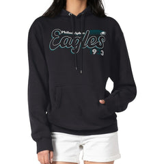 Philadelphia Eagles Starter Women's Groovy Script Pullover Hoodie