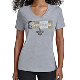 New Orleans Saints Starter Women's Color Shading V-Neck T-Shirt